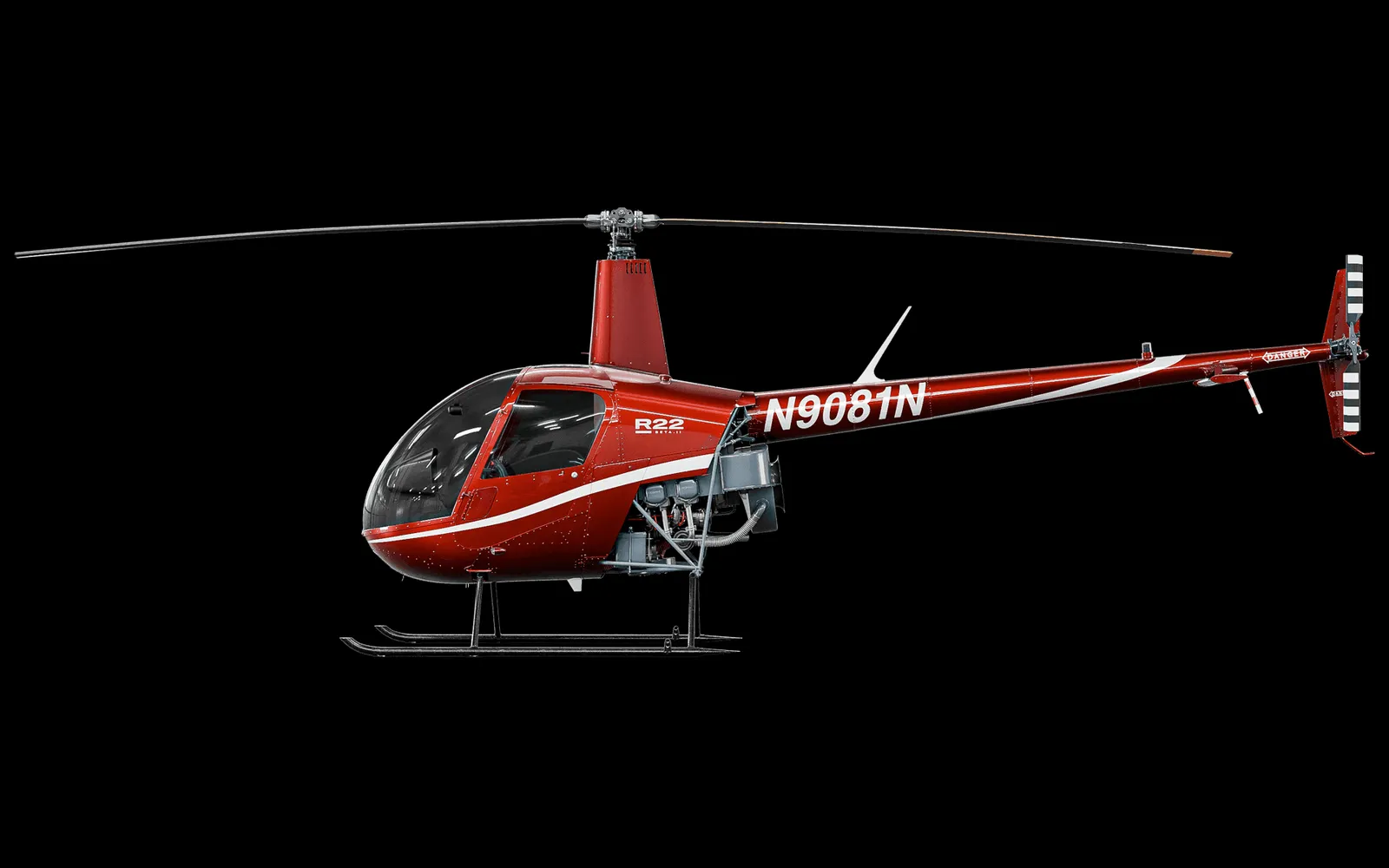 Robinson R22 Beta II, exterior